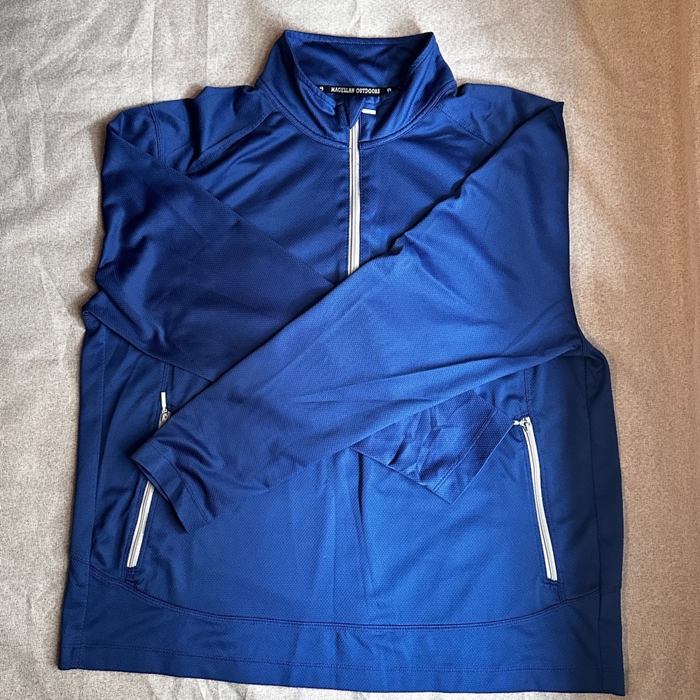 Magellan Outdoors Royal Blue Zip Pullover